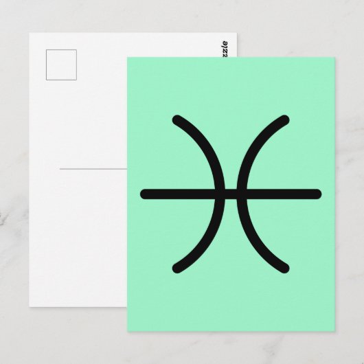 Fische Postkarte (Vorne/Hinten)