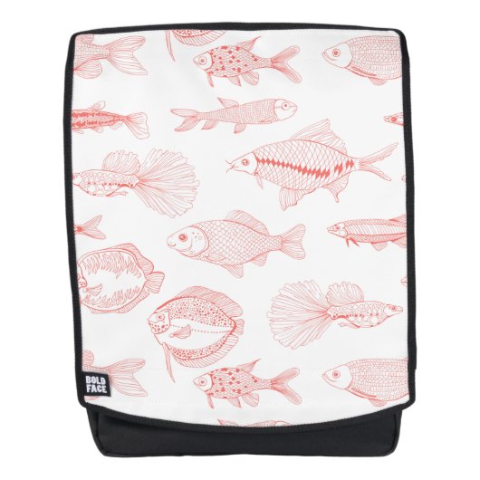 Fische Rucksack (Vorderseite)