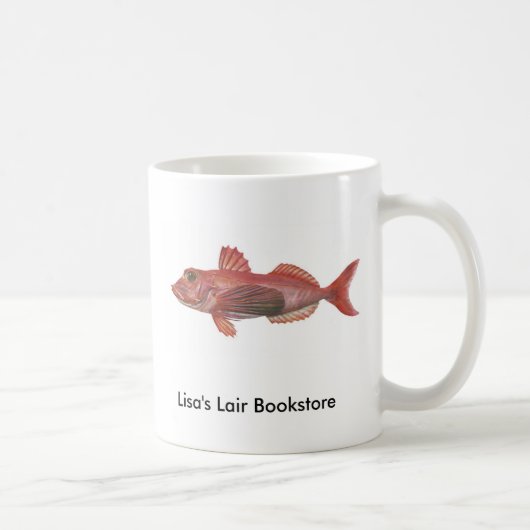 Fische - Scharf-Schnabelförmiger Kaffeetasse (Rechts)