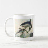 Fische - schwarzer Speerfisch-u. Kaffeetasse (Links)