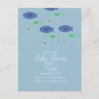 Fische schwimmen Aquarium Babydusche