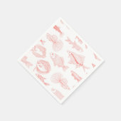 Fische Serviette (Ecke)