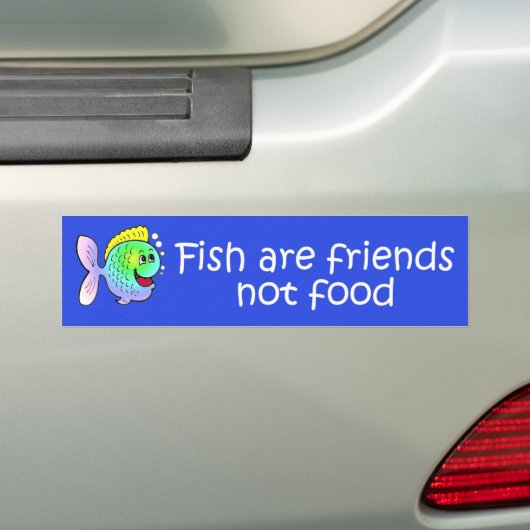 Fische sind Freunde Autoaufkleber (Auf Auto)