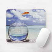Fische springen aus dem Aquarium Mousepad (Mit Mouse)
