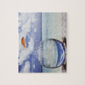 Fische springen aus dem Aquarium Puzzle (Vertikal)