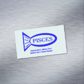 Fische Star Sign Fish Custom Magnetische Visitenkarte (Beispiel)