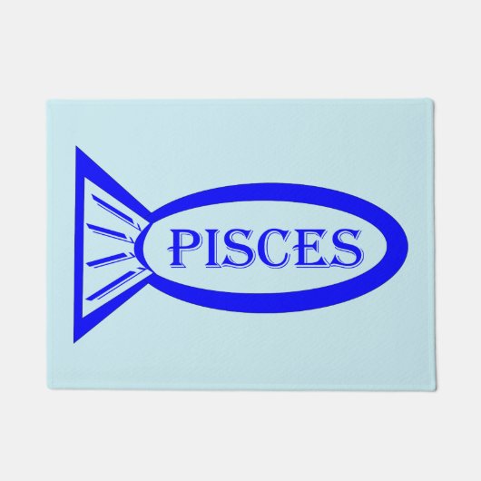 Fische Star Sign Fish Door Mat Fußmatte (Vorderseite)
