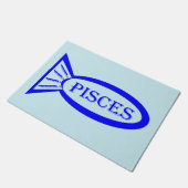 Fische Star Sign Fish Door Mat Fußmatte (Schrägansicht)
