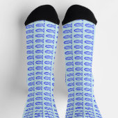 Fische Star Sign Fish Gemustert Socken (Oben)