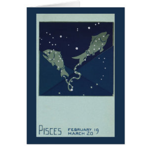 Fische Sternbild Retro Tierkreis Astrologie