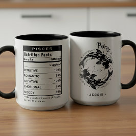 Fische Sternzeichen Astrologie Ernährungsfakten Tasse