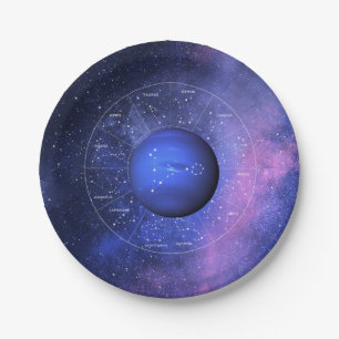 Fische Sternzeichen Astrologisches Zeichen Planet Pappteller