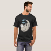 Fische-Sternzeichen-Faultier mit Fisch-Astrologie- T-Shirt (Vorne ganz)