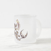 Fische-Sternzeichen-Glas-Tasse Mattglastasse (VorderseiteRechts)