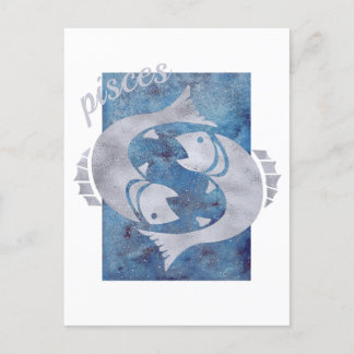 Fische-Sternzeichen-Postkarte Postkarte