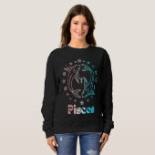Fische Sternzeichen Trans Transgender Astrologie L Sweatshirt (Vorne ganz)