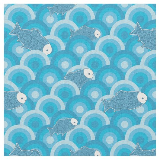 Fische Stoff (Nahaufnahme)