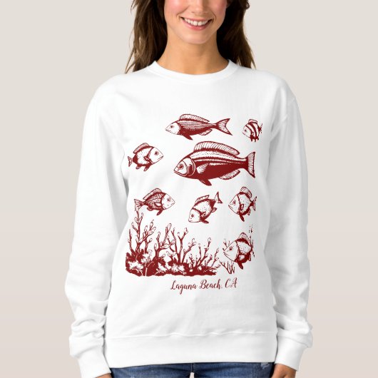 Fische Sweatshirt (Vorderseite)