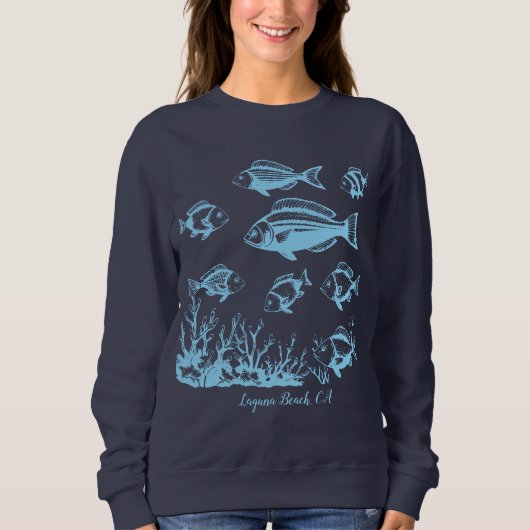Fische Sweatshirt (Vorderseite)