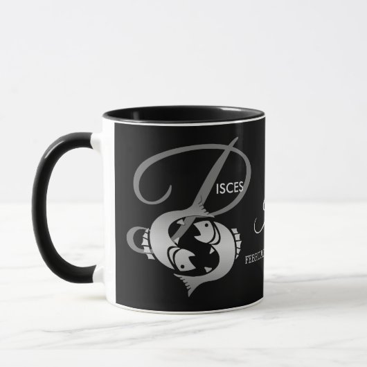 Fische - Tierkreis-Zeichen Tasse (Links)
