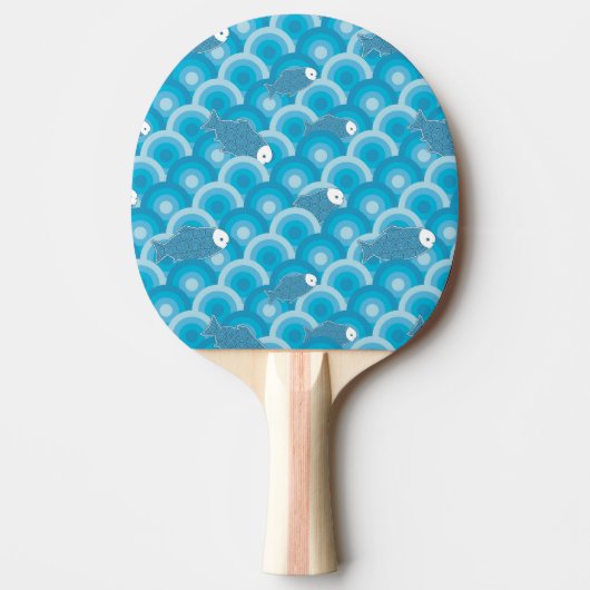 Fische Tischtennis Schläger (Vorderseite)