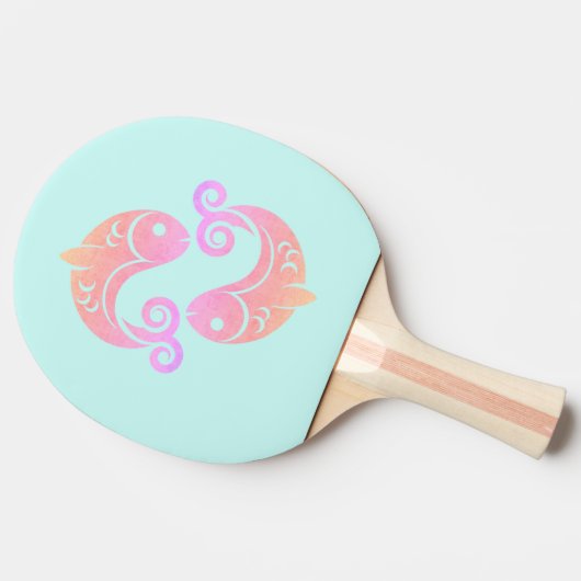 Fische Tischtennis Schläger (Seitenansicht)