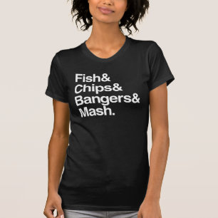 Fische u. Chips u. Knallkörper u. Brei T-Shirt