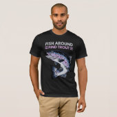 Fische um Forellenfischerei T-Shirt (Vorne ganz)