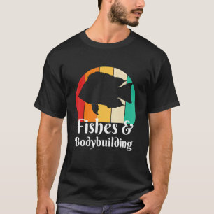 Fische und Bodybuilding T-Shirt