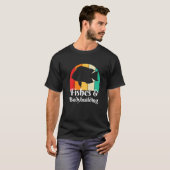 Fische und Bodybuilding T-Shirt (Vorne ganz)