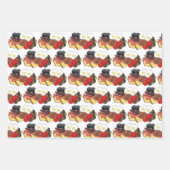 Fische und Chips - Bangalore und Mash Vollenglisch Geschenkpapier Set (Vorderseite 3)