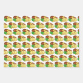 Fische und Chips - Bangalore und Mash Vollenglisch Geschenkpapier Set (Vorderseite)