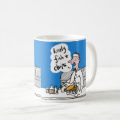 Fische und Chips Kaffeetasse (VorderseiteRechts)