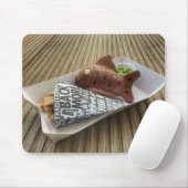 Fische und Chips Mousepad (Mit Mouse)