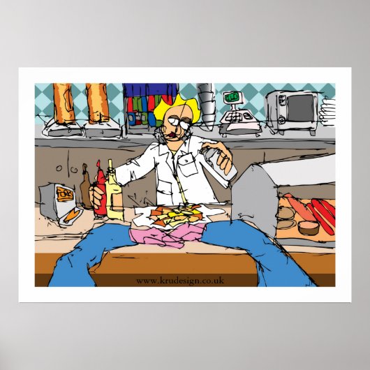 Fische und Chips Poster (Vorne)