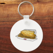 Fische und Chips Schlüsselanhänger (Vorderseite)