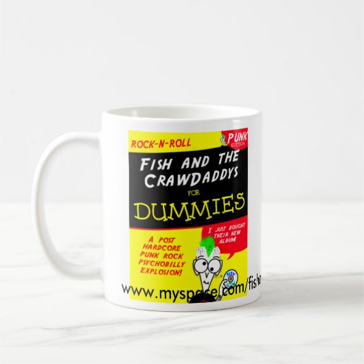 Fische und das CrawDaddys - Kaffee-Tasse Kaffeetasse (Links)