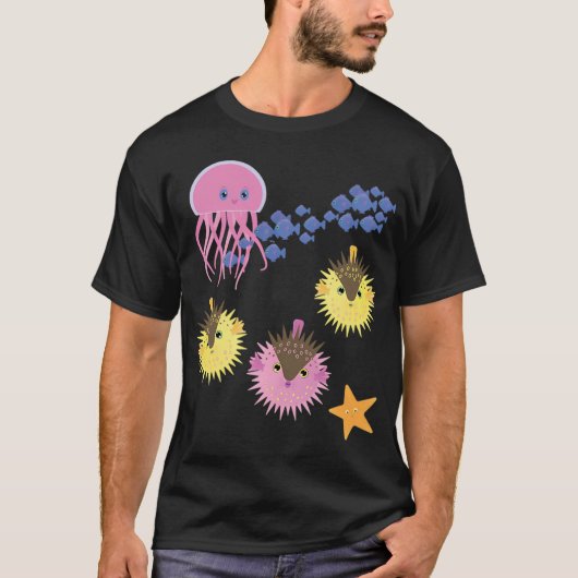 Fische und Freunde T-Shirt (Vorderseite)