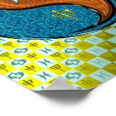 Fische und Holzfresser Poster (Ecke)