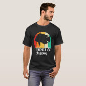Fische Und Joggen T-Shirt (Vorne ganz)