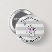 Fische und Katzen Button (Vorne & Hinten)