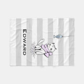 Fische und Katzen Fleecedecke (Vorderseite (Horizontal))