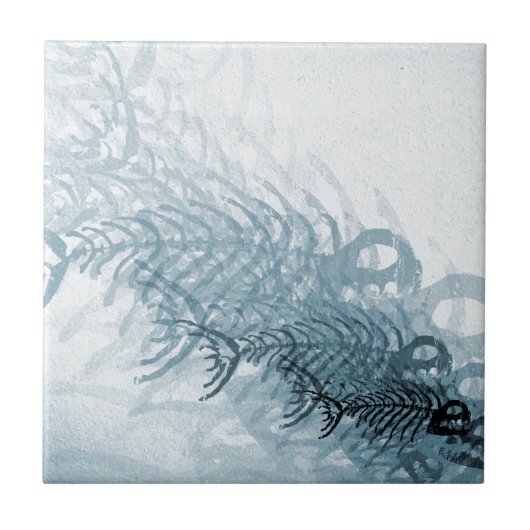 Fische und Knochen Fliese (Vorderseite)