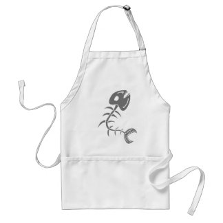 Fische und Koch Schürze