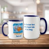 Fische und Köder in der Tasse der Liebe