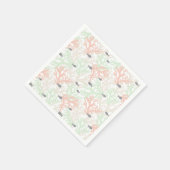 Fische und Korallenpastellpapier Napkins Serviette (Ecke)