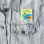 Fische und Kraken-zu niedliche T-Shirts und Button (Beispiel)