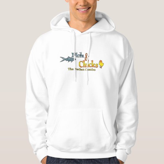 Fische und Küken Hoodie (Vorderseite)