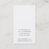 Fische und Messer Visitenkarte (Rückseite)