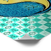 Fische und Metallhunde Poster (Ecke)